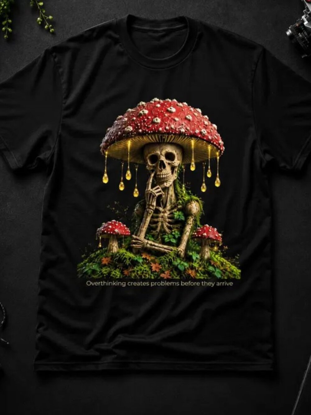Poisonous plants Gothic Botanical Illustration tee Dark Academia T Shirt
